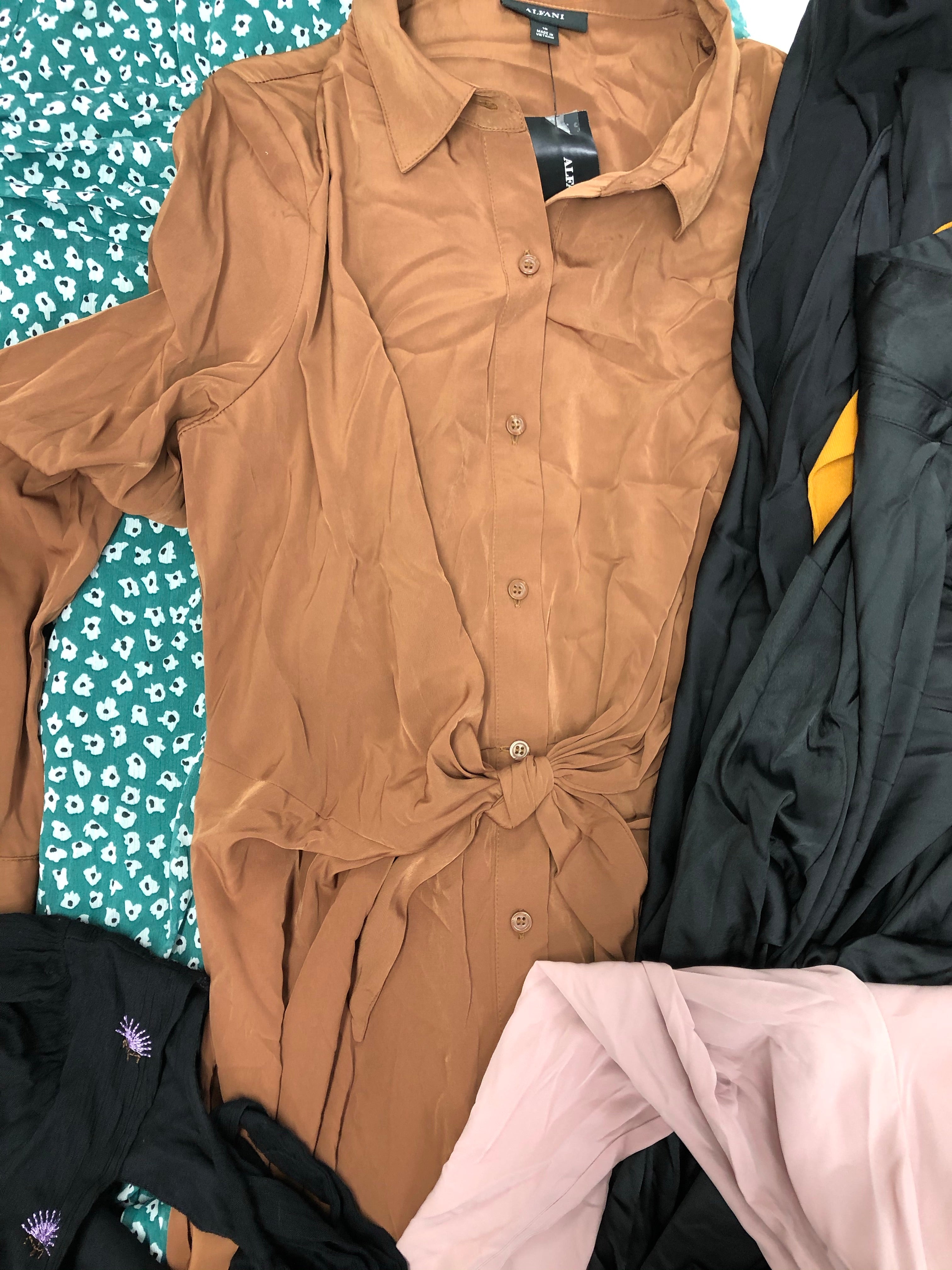Women's Clothing Dresses & Rompers Wholesale Lot, FREE PEOPLE, BAR III, ALFANI and more, 11 items, Shelf Pulls, MSRP $943