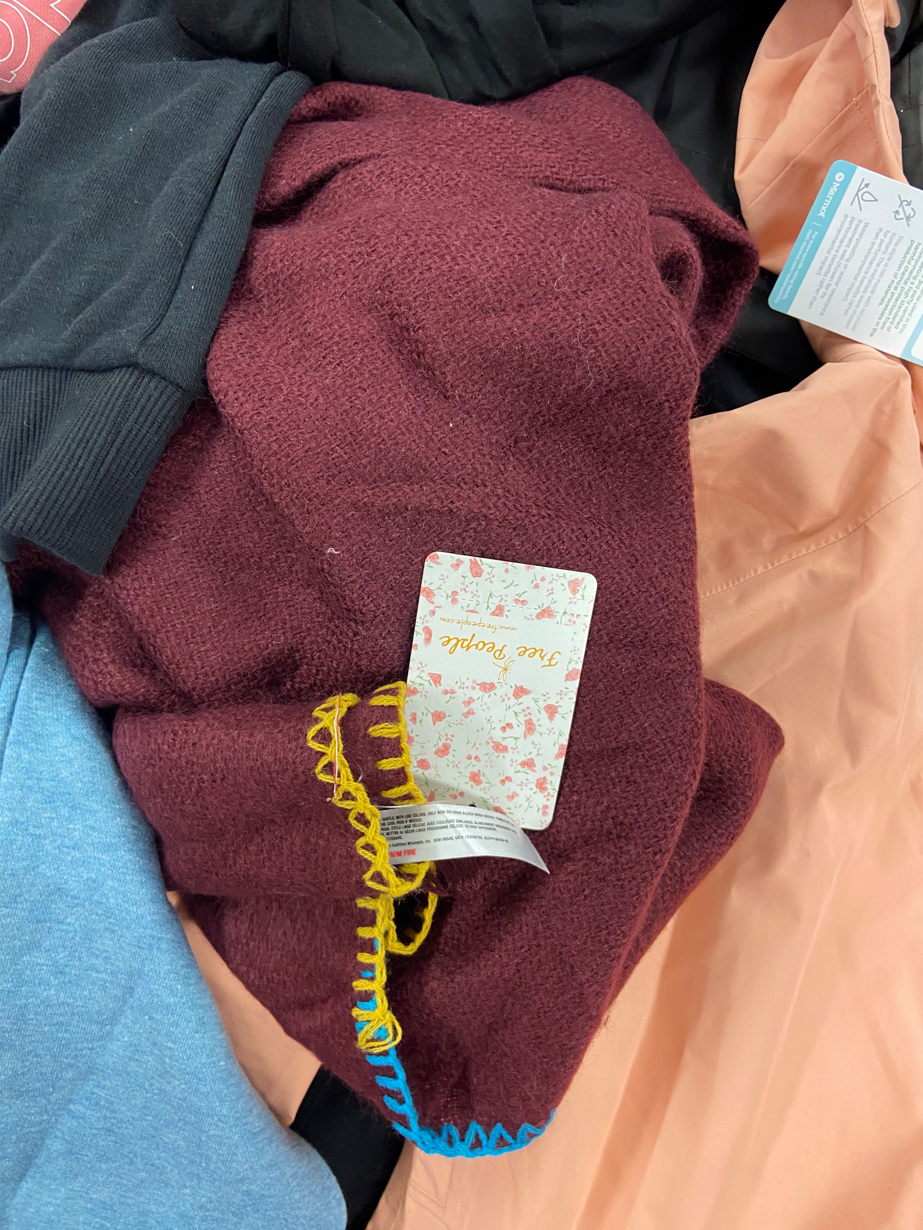 Women's Clothing Tops Wholesale Lot, MARMOT, NIKE, FREE PEOPLE, ADIDAS, THREE DOTS, 32 DEGREES and more, 10 items, Shelf Pulls, MSRP $667