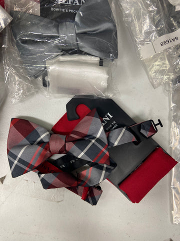 Men's Bow Ties & Pocket Squares Sets Wholesale Lot, COUNTESS MARA, ALFANI and more, 73 items, CUSTOMER RETURNS