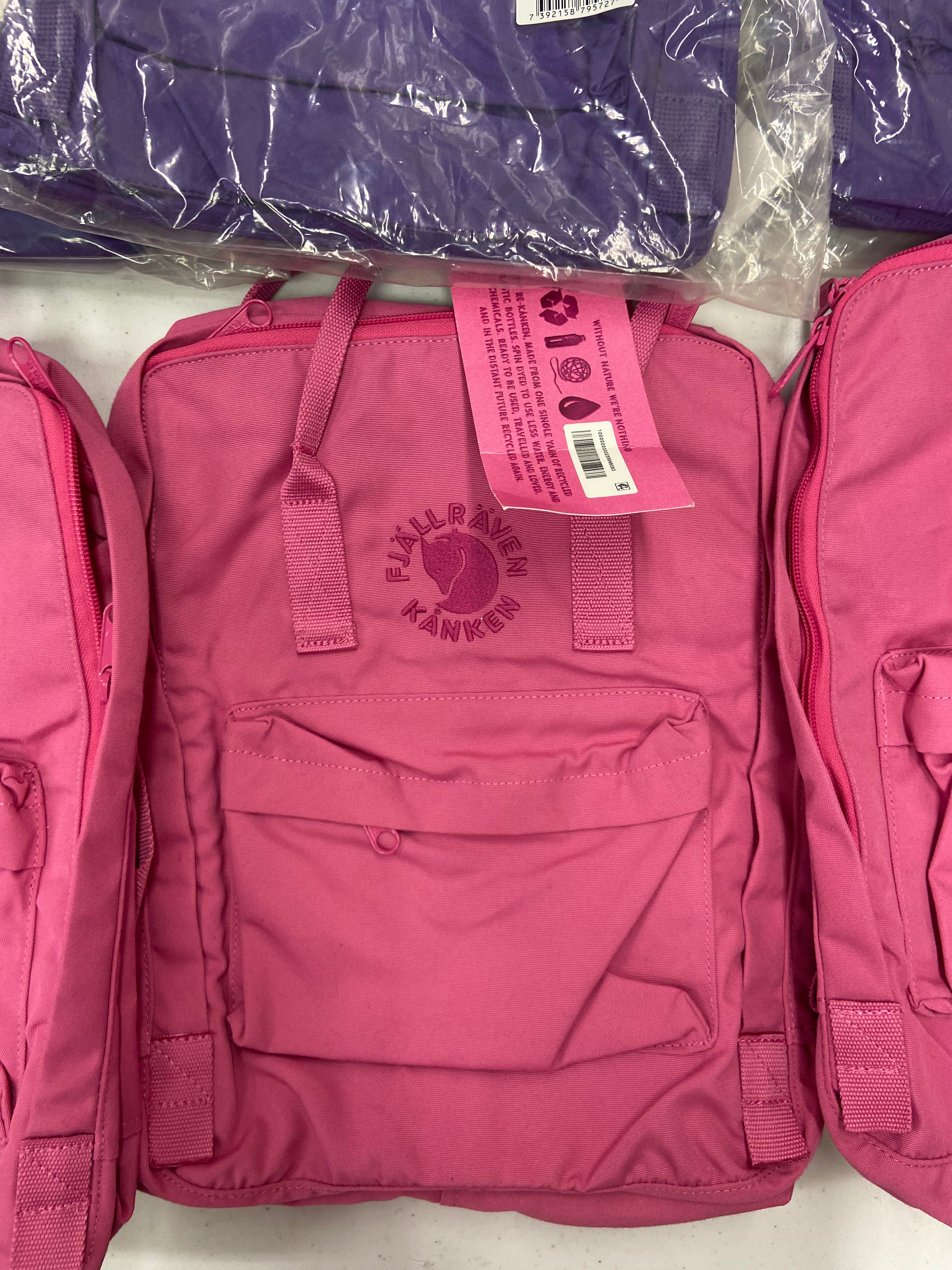 Women's Backpacks Wholesale Lot, FJALLRAVEN, 8 items, New, MSRP $680