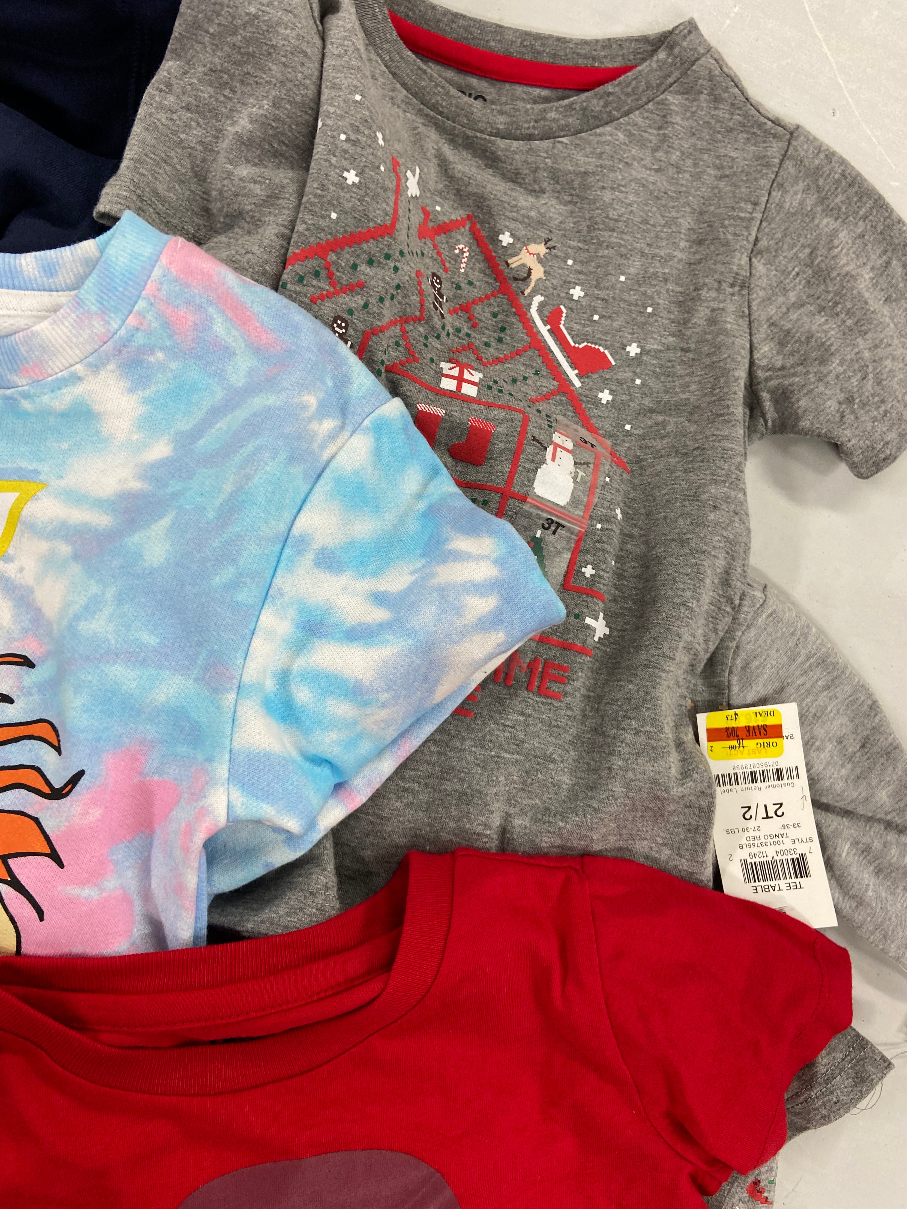 Kid's / Baby's Clothing Assorted Wholesale Lot, NIKE, CHAMPION, NEW BLUEBERRI, DISNEY, TOMMY HILFIGER and more, 18 items, Shelf Pulls, MSRP $663