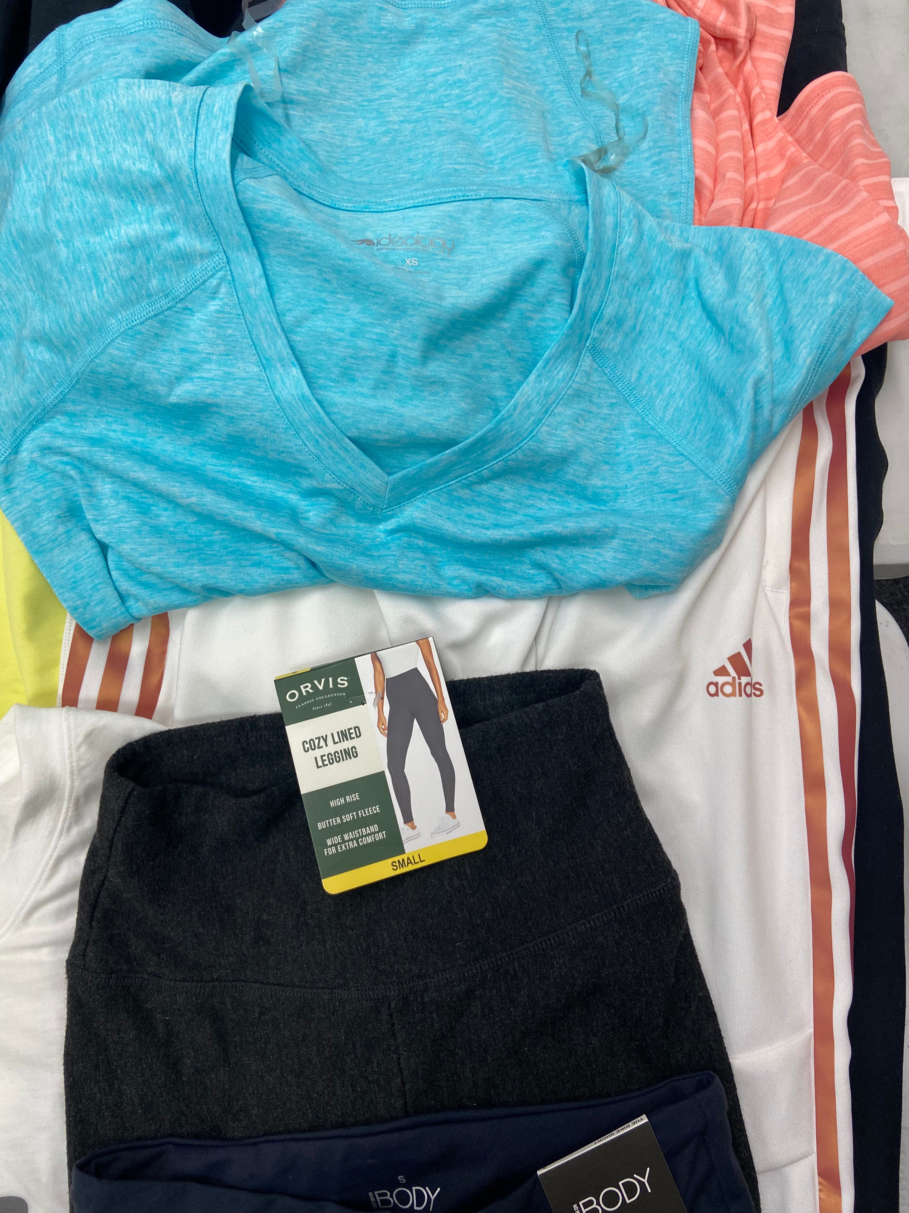 Women's Clothings Activewear, Wholesale Lot, NIKE, DKNY, CALVIN KLIEN, ADIDAS, ORVIS, SPIDER, 32 DEGREES, DANSKIN, COTTON ON, IDEOLOGY and more, 24 items, CUSTOMER RETURNS