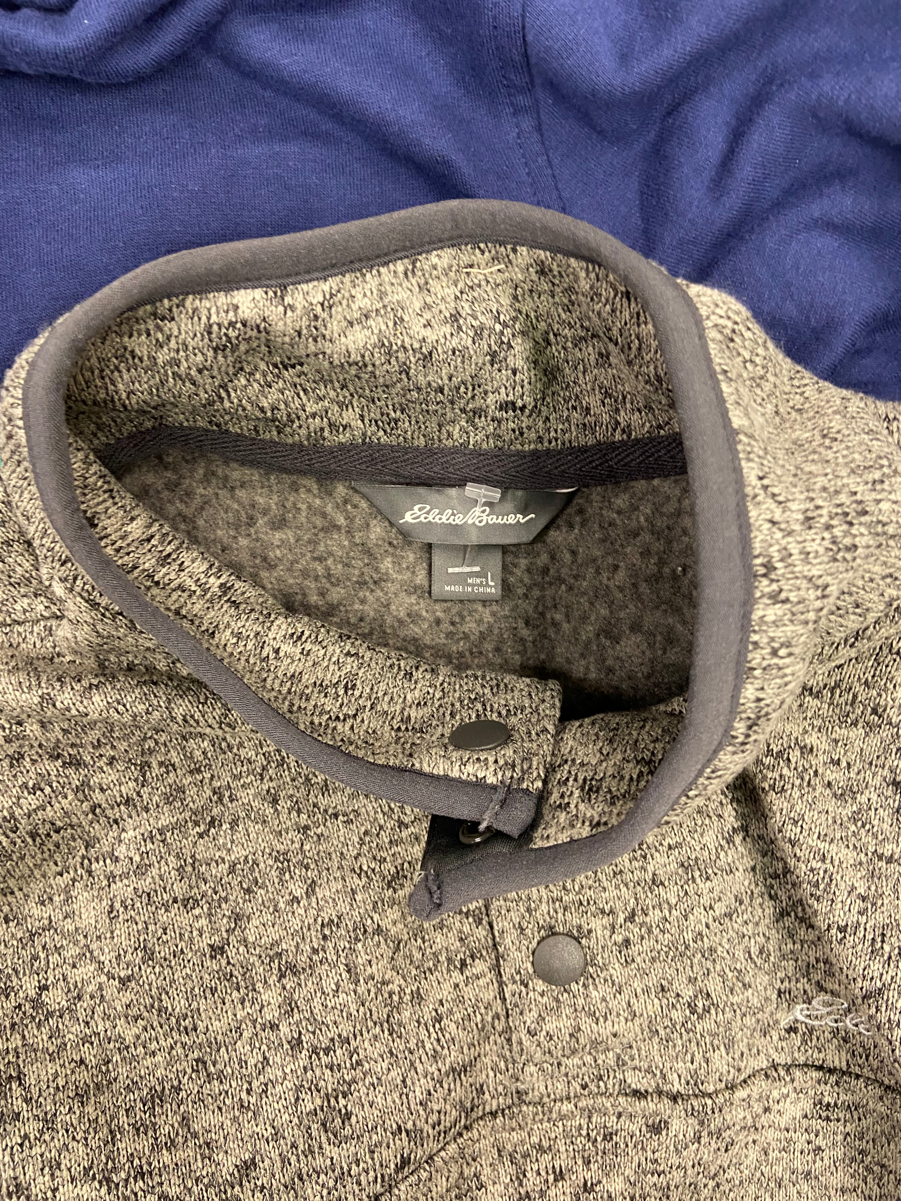 Men's Clothing Sweaters, Sleepwear & Other Tops Wholesale Lot, CALVIN KLEIN, BANAN REPUBLIC, IZOD, EDDIE BAUER and more, 13 items, Shelf Pulls, MSRP $677