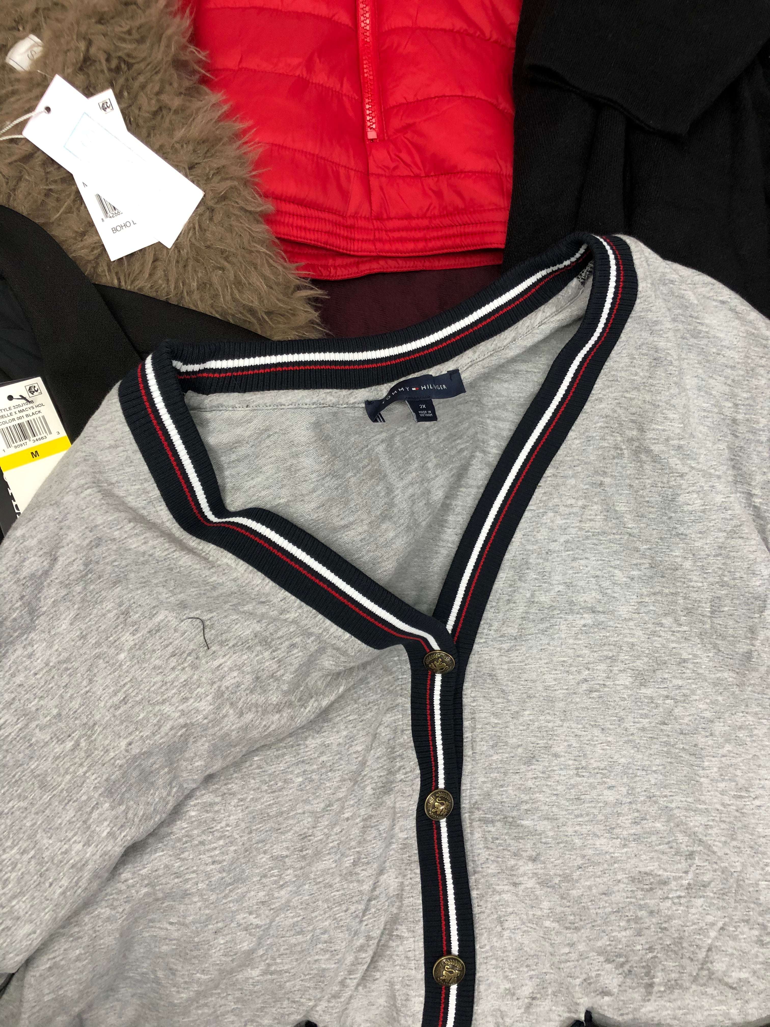 Women's Clothing Jackets and others Wholesale Lot, ADIDAS, TOMMY HILFIGER, KASPER, BELLDINI and more, 18 items, Shelf Pulls, MSRP $836
