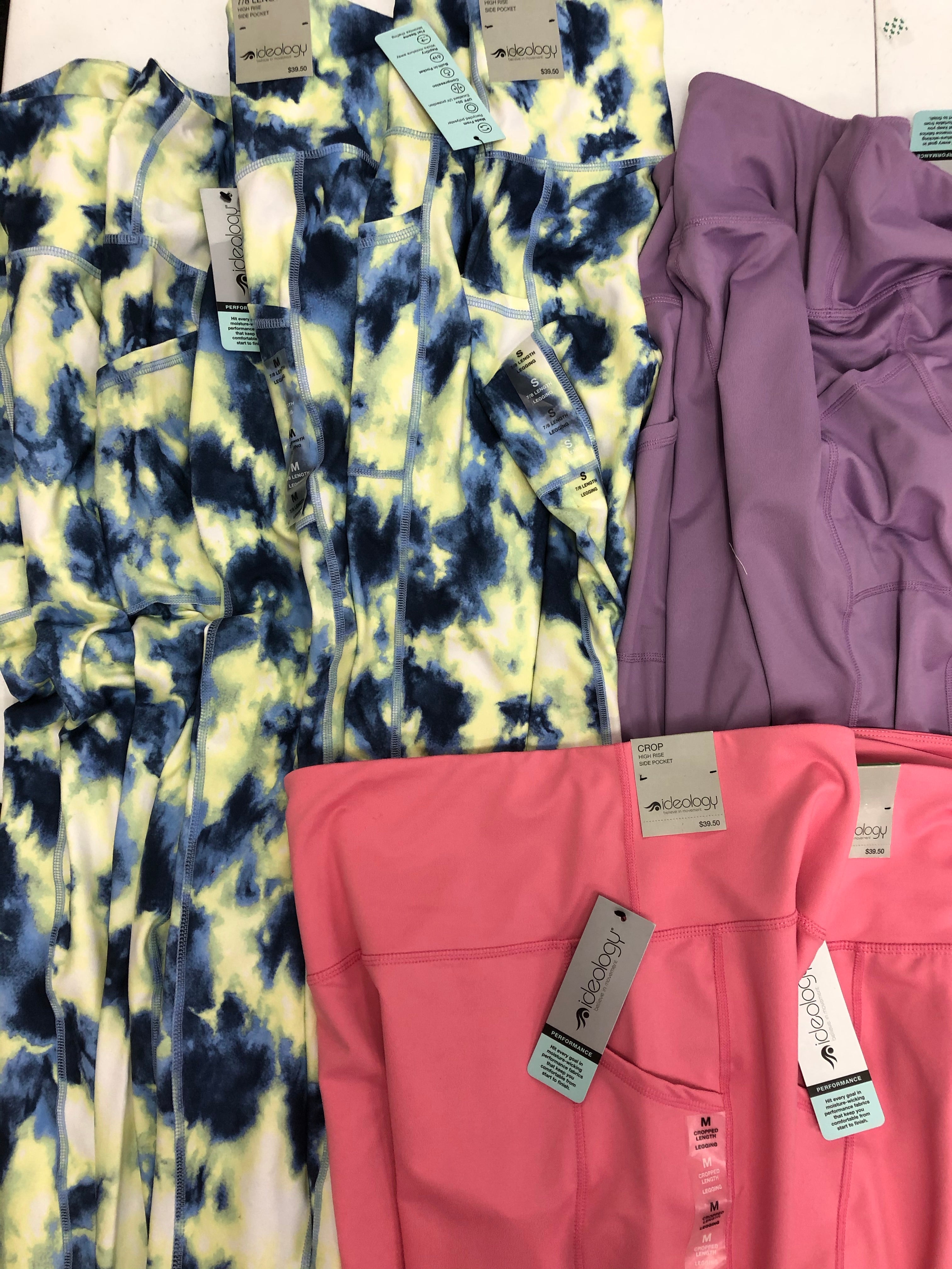 Women's Clothing Activewear Bottoms Wholesale Lot, IDEOLOGY, 14 items, NEW, MSRP $553