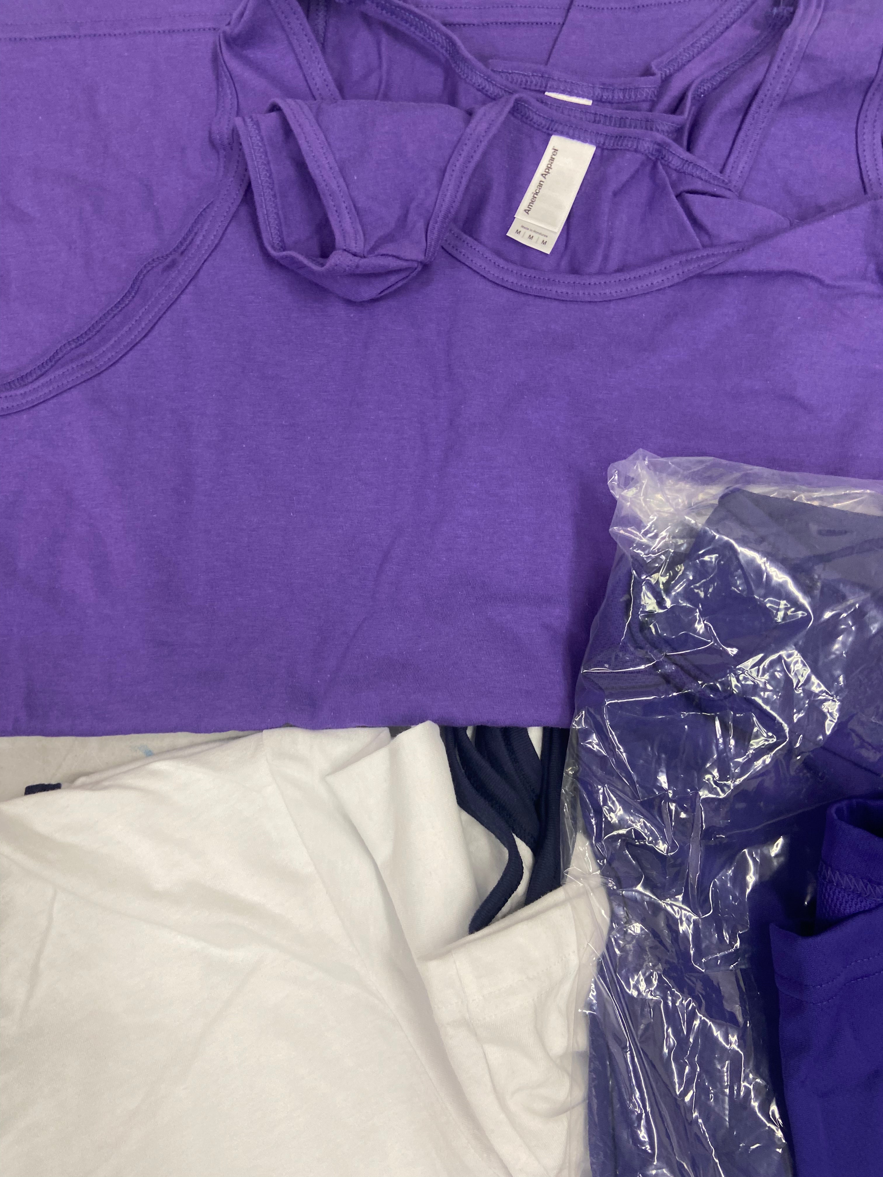 Men's Clothing Casual Shirts, T-shirts, Sleeveless Shirts, Wholesale Lot, ADIDAS, AMERICAN APPAREL, 25 items, Shelf Pulls, MSRP $865