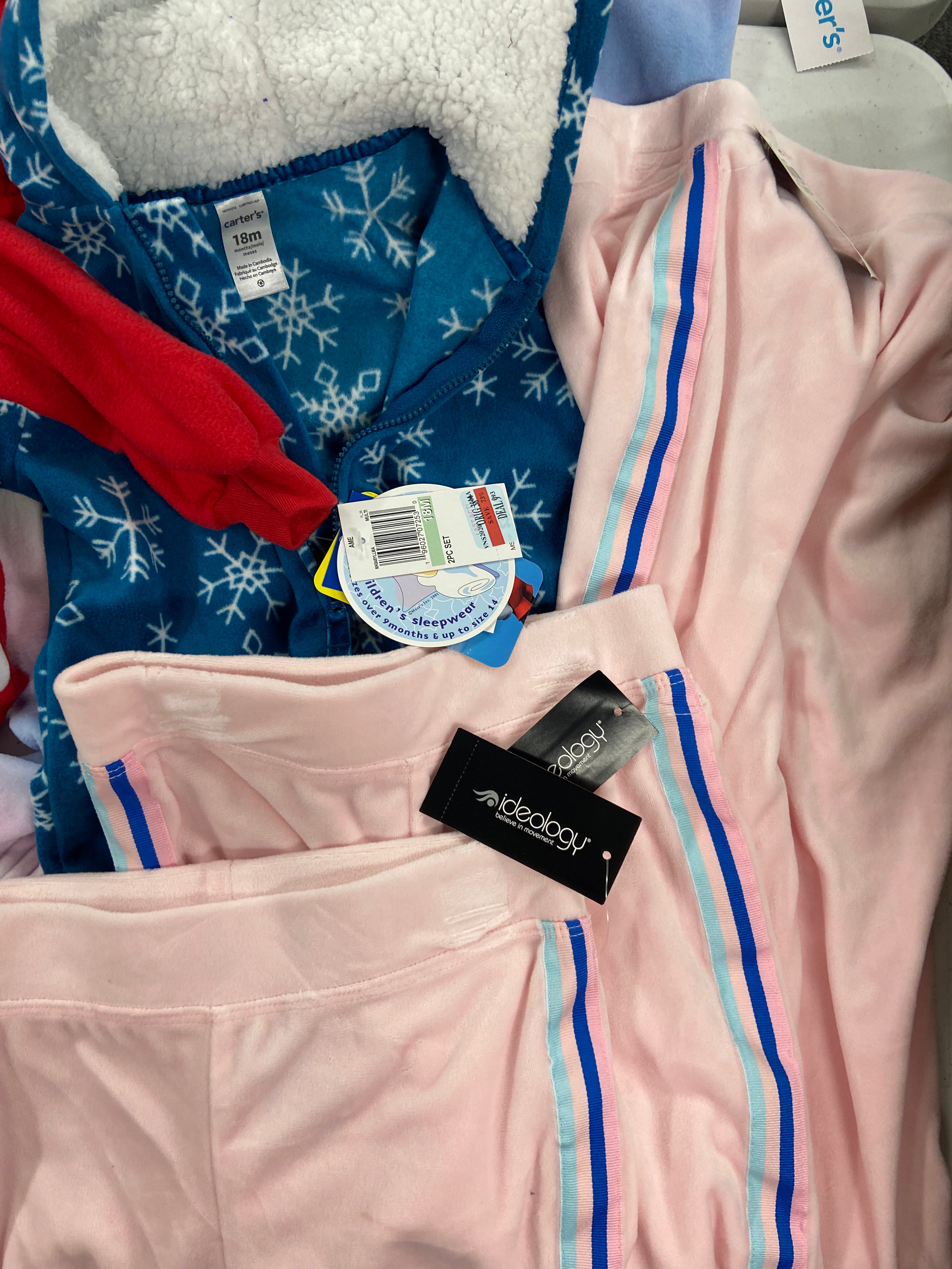 Baby's / Kid's Clothing Assorted Wholesale Lot, DISNEY, CARTER'S, EPIC THREADS, FIRST IMPRESSIONS, IDEOLOGY, 16 items, Shelf Pulls, MSRP $586