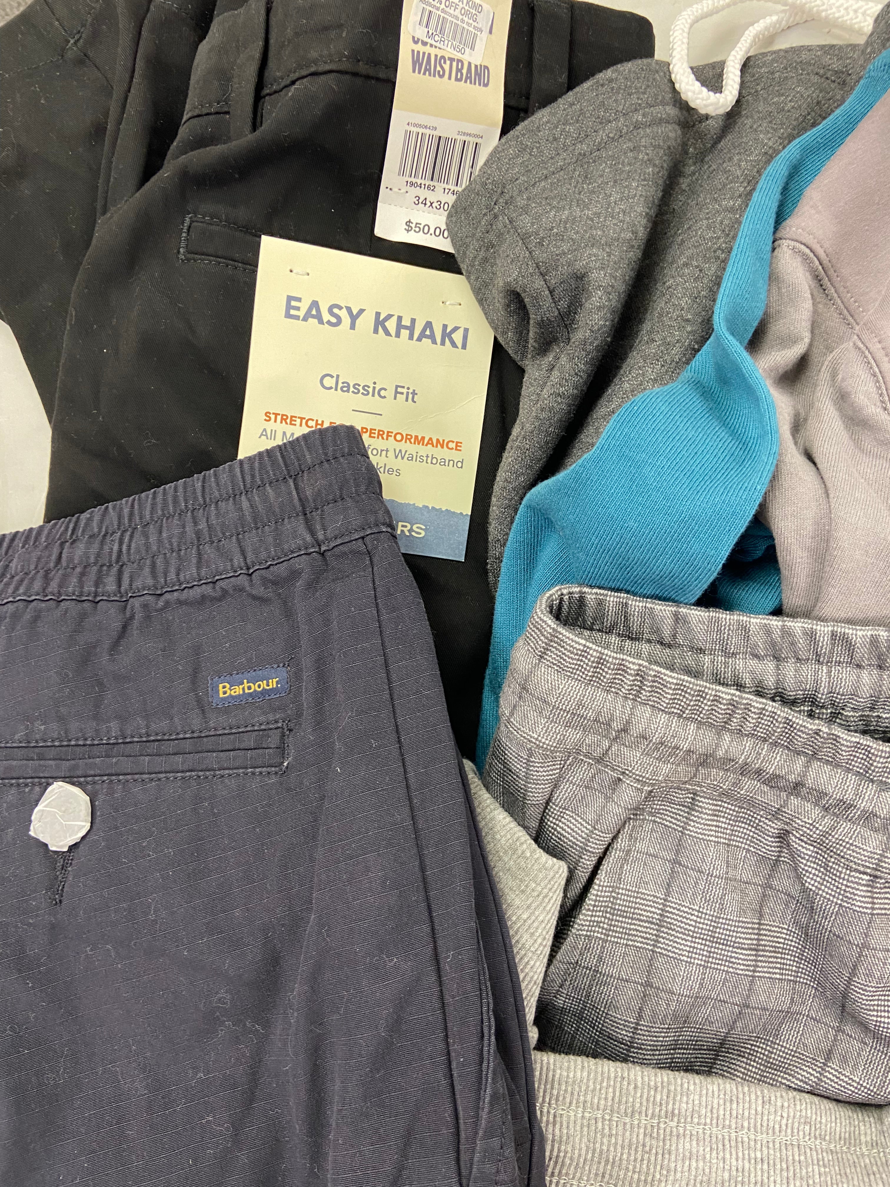 Men's Clothing T-Shirts & Others Wholesale Lot, ADIDAS, COLUMBIA, CALVIN KLEIN, UNDER ARMOUR, DOCKERS, UNIVIBE and more, 19 items, Shelf Pulls, MSRP $1,088