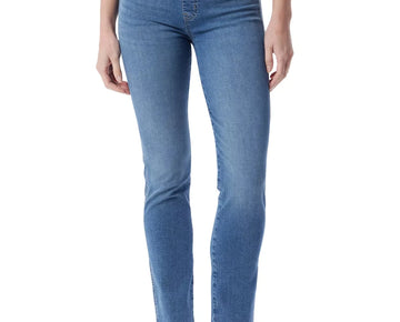 Gloria Vanderbilt Women's Shape Effect Pull-On Straight-Leg Jeans Blue Size 16
