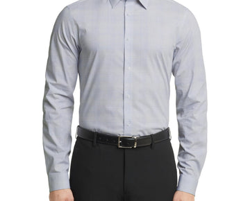 Calvin Klein Men Slim fit Dress Shirt XL 17 in 34-35 White