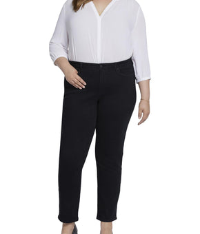 NYDJ Womens Plus Emma Relaxed Denim Slim Jeans Huntley Size 16W MSRP $119