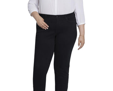 NYDJ Womens Plus Emma Relaxed Denim Slim Jeans Huntley Size 16W MSRP $119