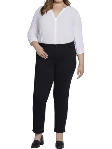 NYDJ Womens Plus Emma Relaxed Denim Slim Jeans Huntley Size 16W MSRP $119