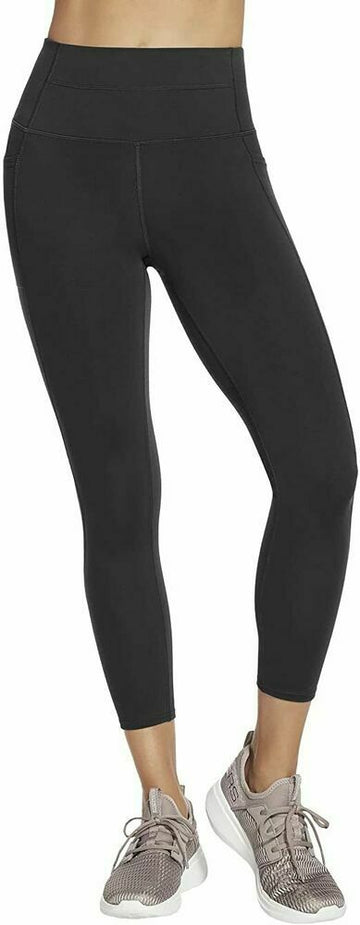 Skechers Womens Gowalk High Waisted 26" inseam Leggings Black Size M