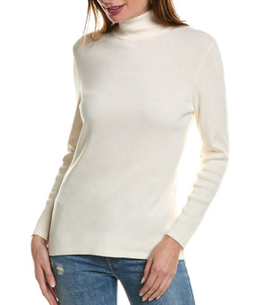 Anne Klein womens Turtleneck, Size XL, White MSRP $89