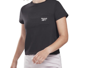 Reebok Women's Classic Pocket Tee Black Size L