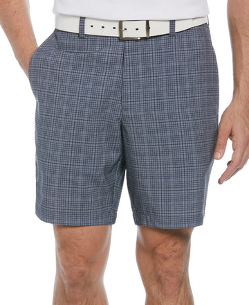 Pga Tour Mens Regular fit Golf Shorts Size 42 / 8 Grey Check
