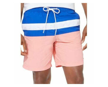 NAUTICA Men's Colorblocked 8" Swim Trunks Size XL MSRP $60