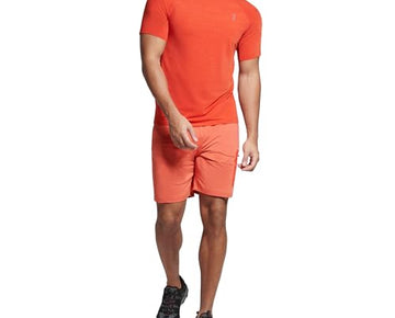 BASS OUTDOOR Men's Technical Hand Packable Light Weight T-Shirt, Red Size M