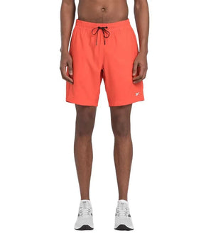 Reebok Men's Moisture-Wicking 9" Woven Drawstring SHORTS ORANGE Size XL MSRP $35