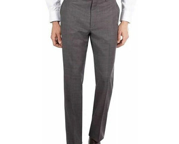 Lauren Ralph Lauren Mens Classic-Fit Dress Pants Brown Blue Size 32x32 MSRP $190