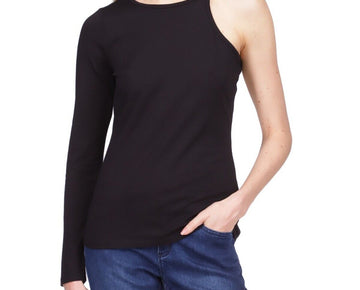 Michael Kors Women's Chain-Strap Top Black Size M MSRP $78