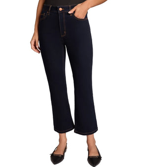 Jones New York Petite High Rise Kick Flare Cropped Jeans Blue Size 6P/28 MSRP$80