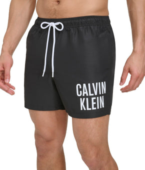 Calvin Klein Intense Power Modern Euro 5" Swim Trunks Black Size XXL MSRP $60