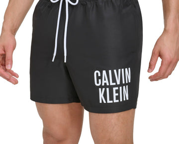 Calvin Klein Intense Power Modern Euro 5" Swim Trunks Black Size XXL MSRP $60