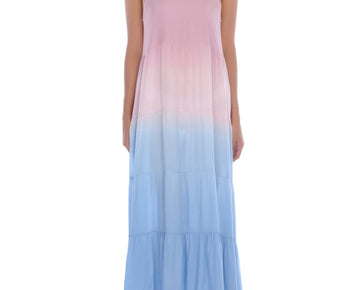 Raviya Women's Ombre Maxi Coverup Dress Swimsuit Pink Size S