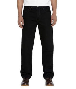Levi's Mens 550 Tapered Relaxed Jeans, Black, Size 35W x 30L