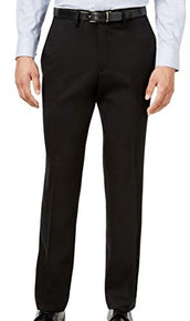 Kenneth Cole Mens Black Slim Fit Stretch Pants W40/ L30 (40 Waist)