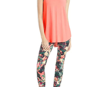 Josie Natori Women's Active Layering Elements Tank Top Pink Size S MSRP $42