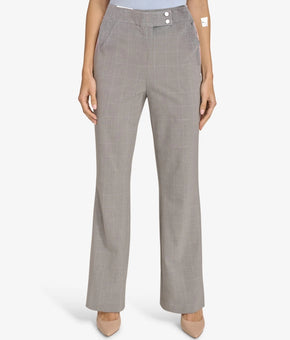 Calvin Klein Women's Petite Whitney Wide-Leg Pants Gray Size 6P MSRP $109