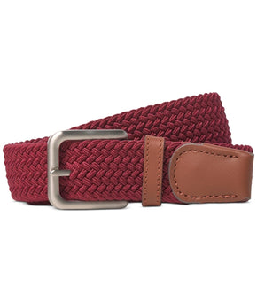 Jack & Jones Men's Jacspring Woven Belt Casual Braided Dark Red Size 90 SALE