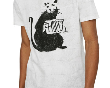 Eleven paris Mens Graphic Tee Size Large in White