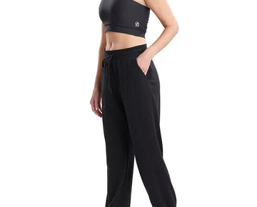 Josie Natori Interlocked Women's Jogger Pants Black Size XL MSRP $78