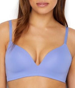 b.tempt'd Wacoal Tied In Dots Wire-Free Push-Up Bra Size 36DD Pale Iris Purple