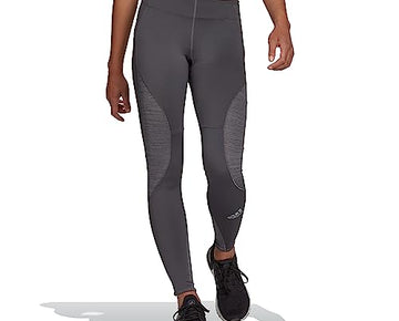 adidas Fast Running Primeblue Leggings Grey Six/Grey Four Large