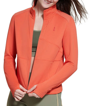 Bass Outdoor Jacket Womens Size XS BWarm Fleece Insulated Full Zip Paprika $54