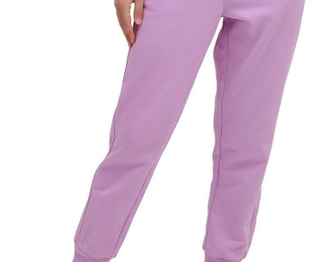 DKNY SPORT Womens Logo Cotton Joggers purple Size L MSRP $60