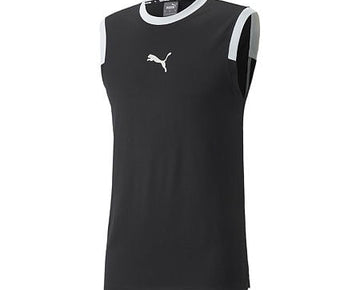 Puma Mens Regular fit Sleeveless Graphic Tank Top Shirt Size S Black Solid