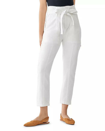 DL1961 SUSIE PAPER BAG HIGH RISE TAPERED STRAIGHT TORINO White Size 29 $229