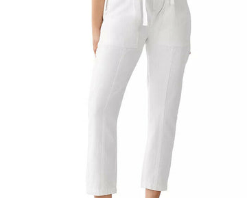 DL1961 SUSIE PAPER BAG HIGH RISE TAPERED STRAIGHT TORINO White Size 26 $229