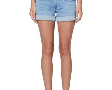 Hudson Jeans Croxley Midthigh Shorts in Melva Light Blue Size 26 MSRP $125