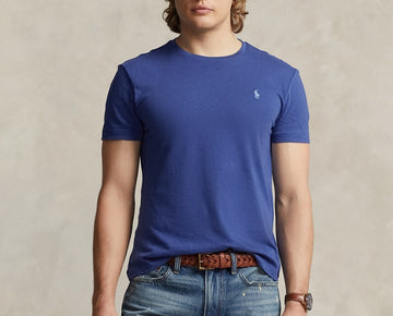 Polo Ralph Lauren Men's Classic-Fit Jersey Crewneck T-Shirt Blue Size XS MSRP$55