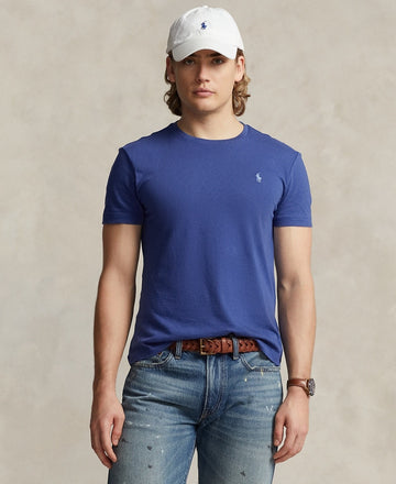 Polo Ralph Lauren Men's Classic-Fit Jersey Crewneck T-Shirt Blue Size XS MSRP$55