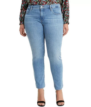 Levis 311 Plus Size 24W Shaping Slate Oahu Morning Dew Blue MSRP $60