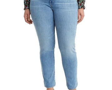 Levis 311 Plus Size 24W Shaping Slate Oahu Morning Dew Blue MSRP $60