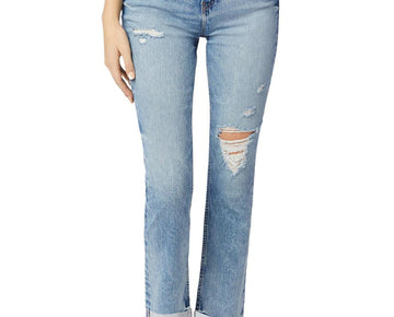 Hudson Womens Holly Denim High Rise Straight Leg Jeans Blue Size 32